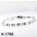 Fashion Sterling Silver Micro Pave Jewellery Bracelet (K-1788. JPG)